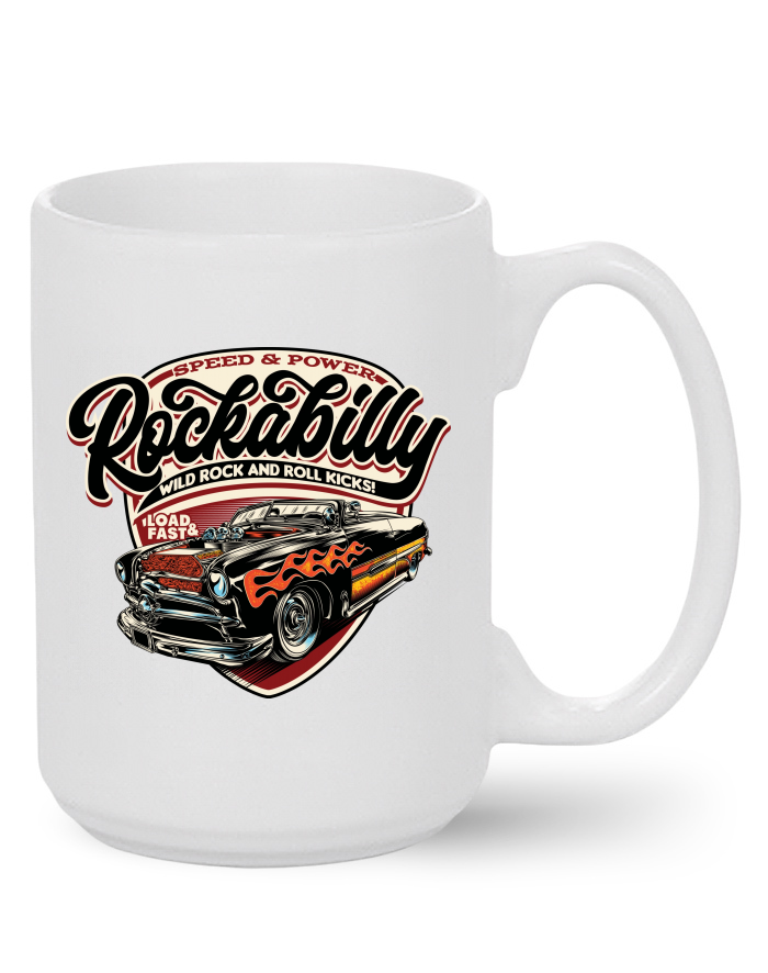 Keramický hrnek MAX – Rockabilly Speed & Power