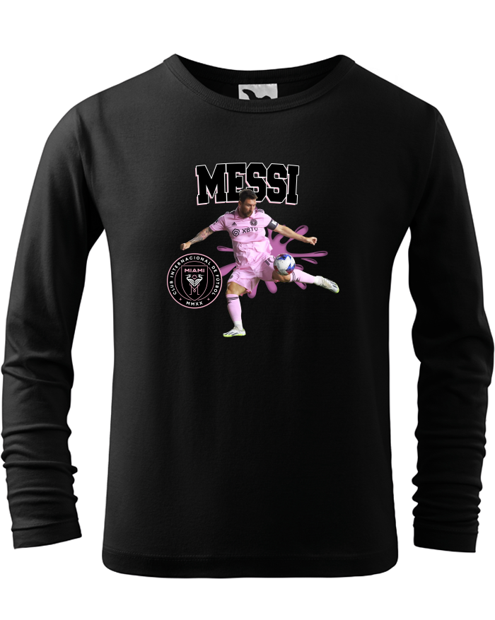 Dětské triko s dlouhým rukávem Lionel Messi