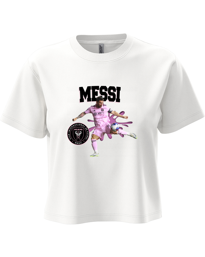 Dámský crop top Lionel Messi