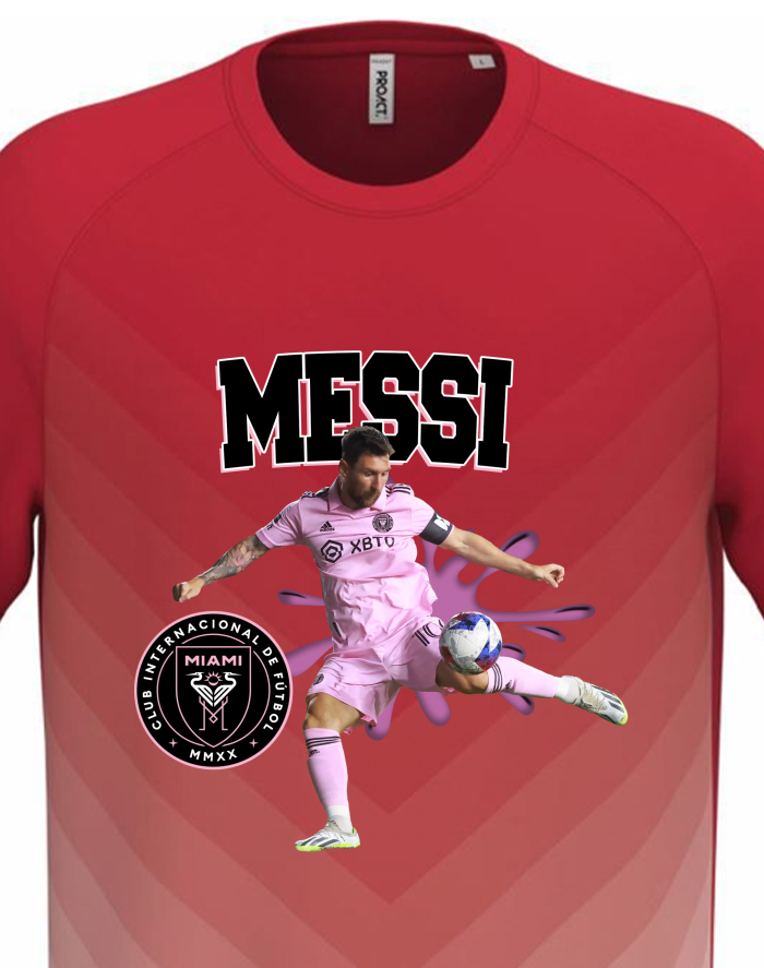 Dětské funkční tričko Lionel Messi – Miami