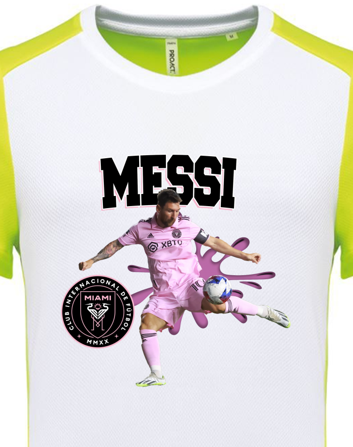 Dětské dvoubarevné funkční tričko Lionel Messi