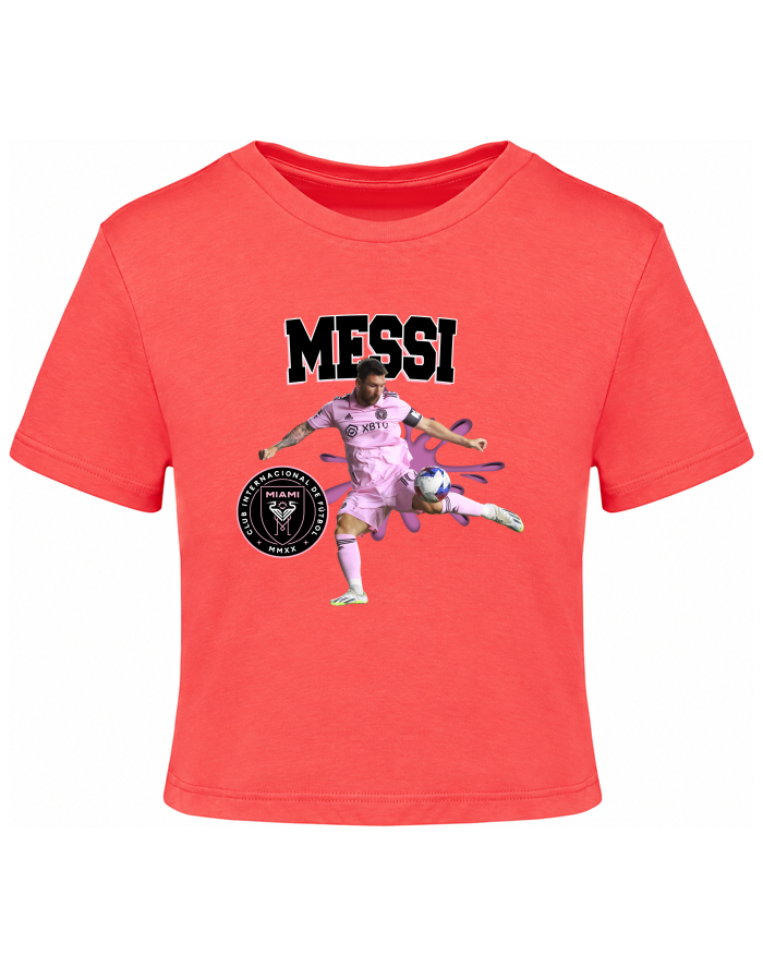 Dámský funkční crop top Lionel Messi
