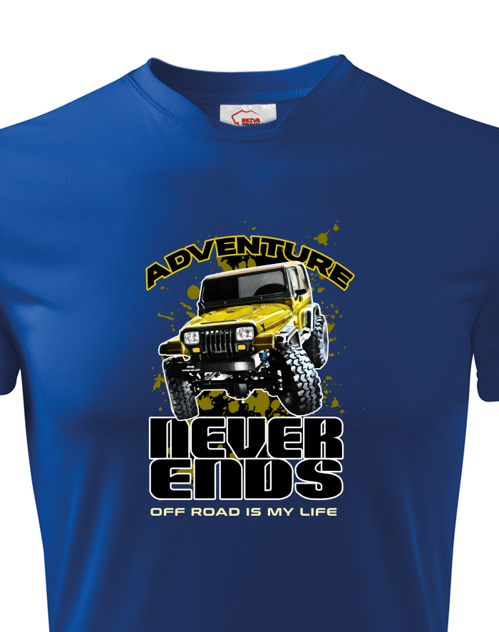 Dětské funkční tričko Jeep Wrangler Adventure