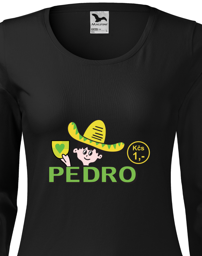 Dámské tričko s dlouhým rukávem Pedro