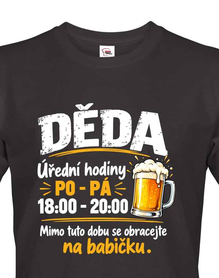 Pánské tričko PO-PÁ na babičku