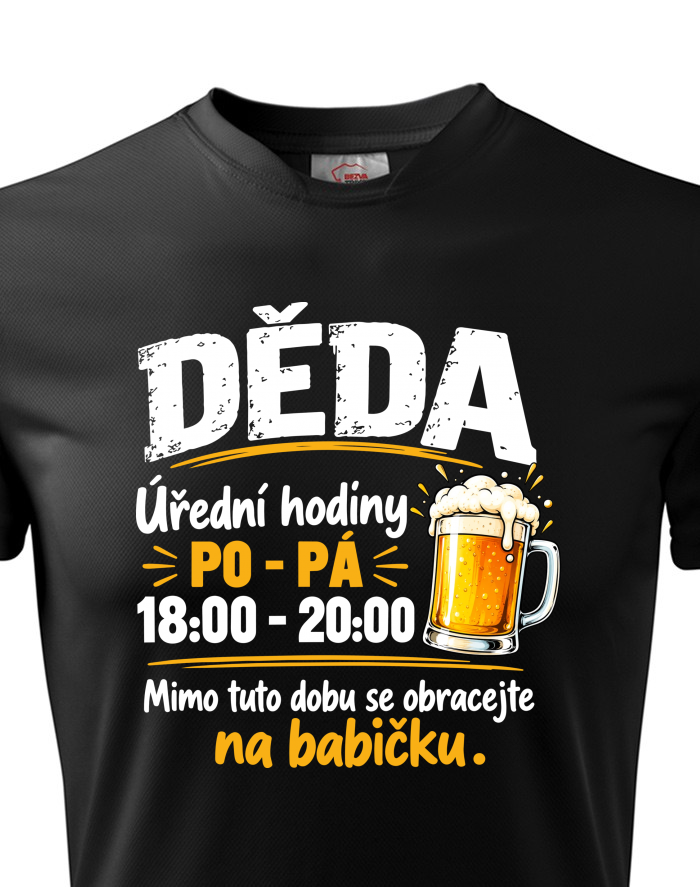 Pánské funkční tričko PO-PÁ na babičku