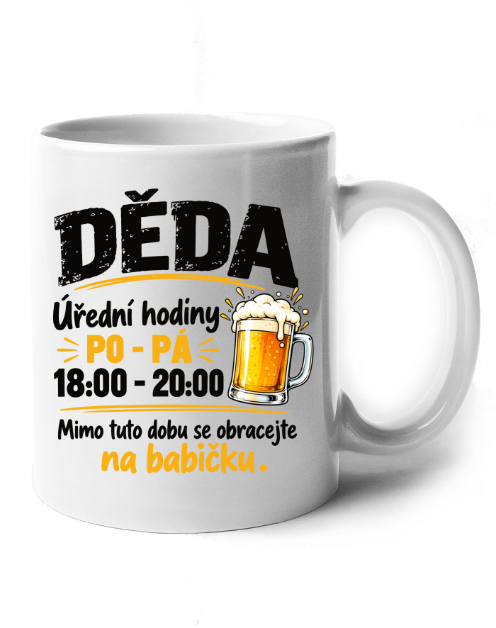 Keramický hrnek PO-PÁ na babičku