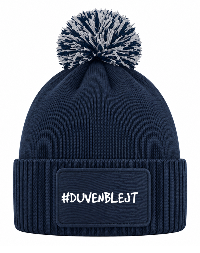 Dětská pletená čepice s bambulí DuVenBlejt