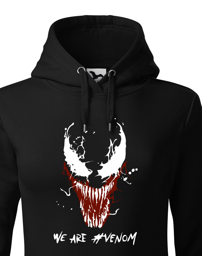 Dámská mikina s kapucí Venom – We Are Venom