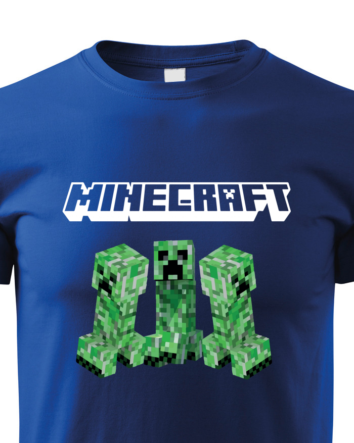 Dětské tričko Minecraft Creeper