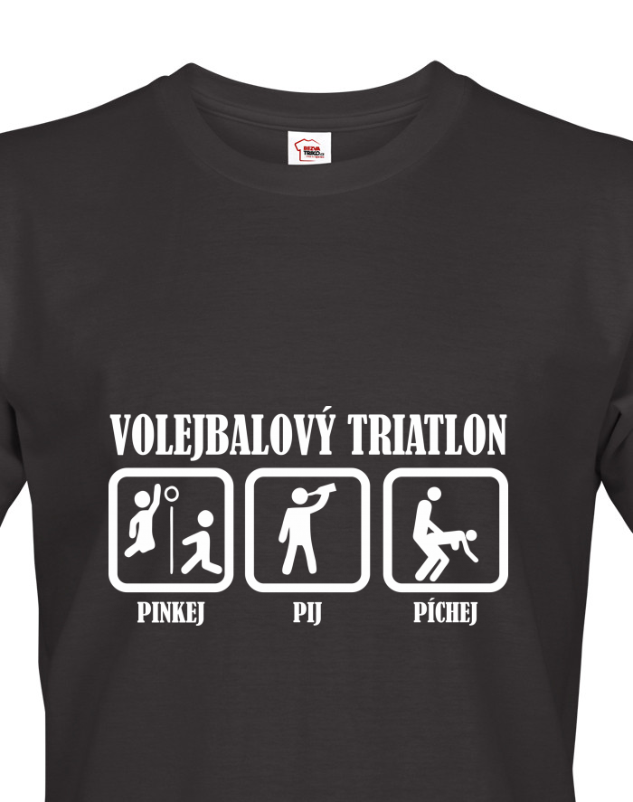 Volejbalový triatlon - pánské tričko