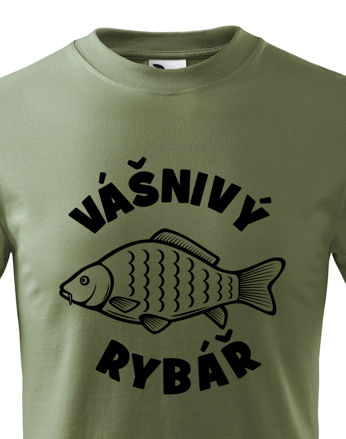 Dětské tričko Vášnivý rybář