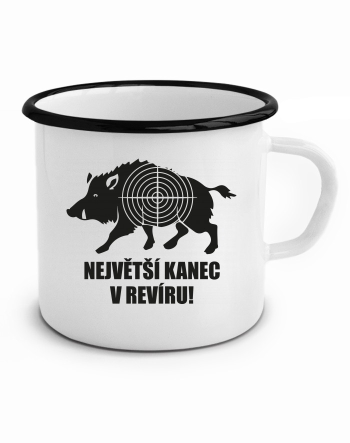Plechový hrneček - Největší kanec v revíru