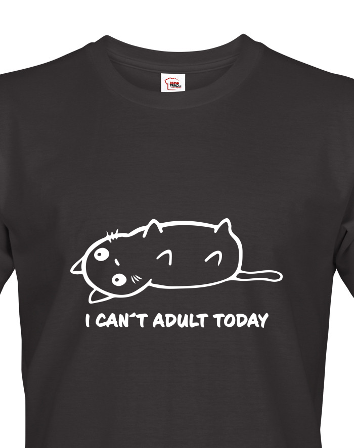Pánské tričko I Cant Adult Today