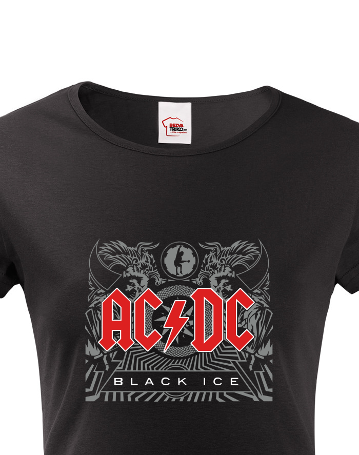 Dámské tričko AC/DC – rockový potisk s logem