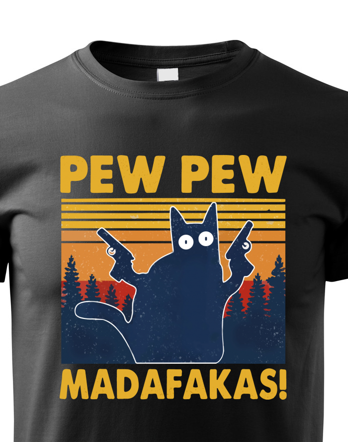 Dětské tričko Pew Pew madafakas!