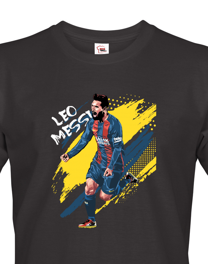 Pánské tričko Lionel Messi – slavící legenda