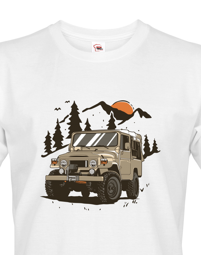 Tričko Toyota Land Cruiser – offroad expedice