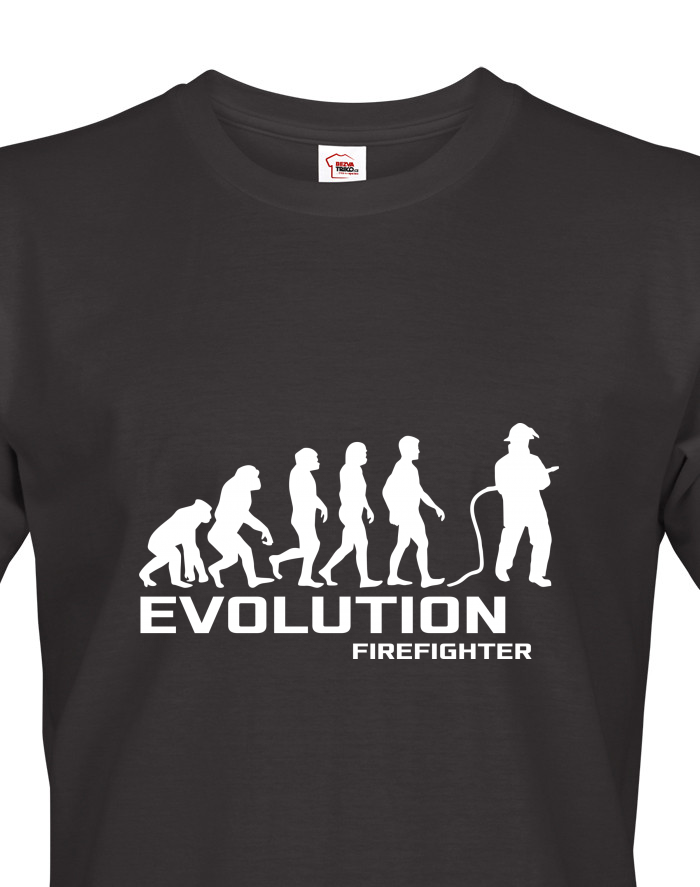 Pánské tričko pro hasiče Evoluce