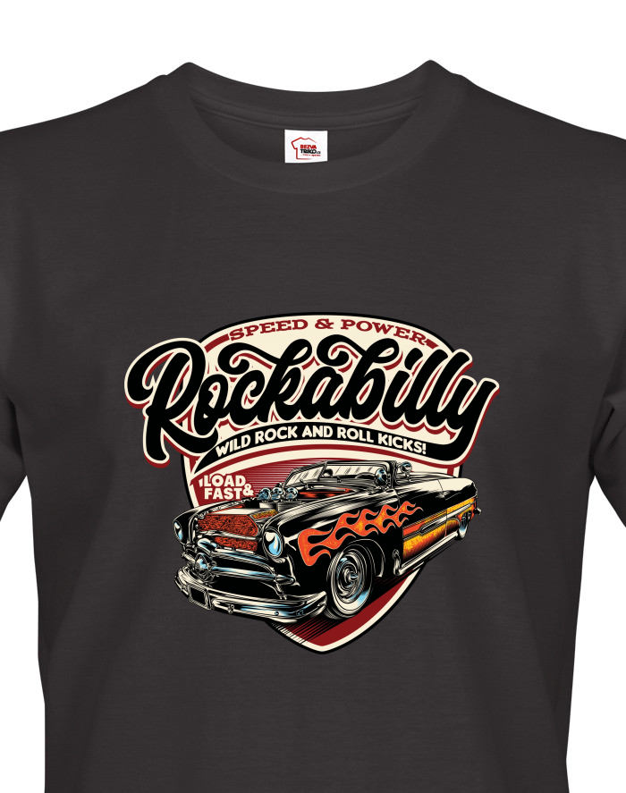 Pánské tričko Rockabilly – Speed & Power