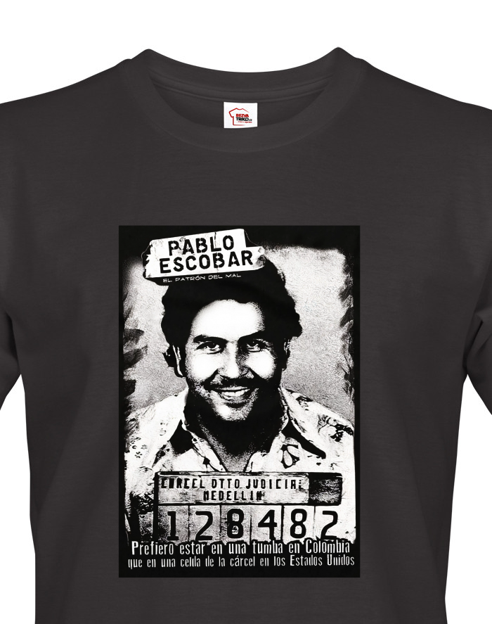 Pánské tričko Pablo Escobar – El Patrón del Mal