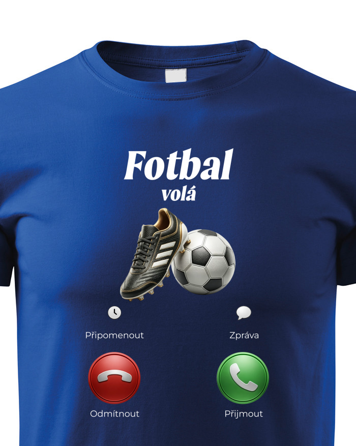 Dětské tričko Fotbal volá