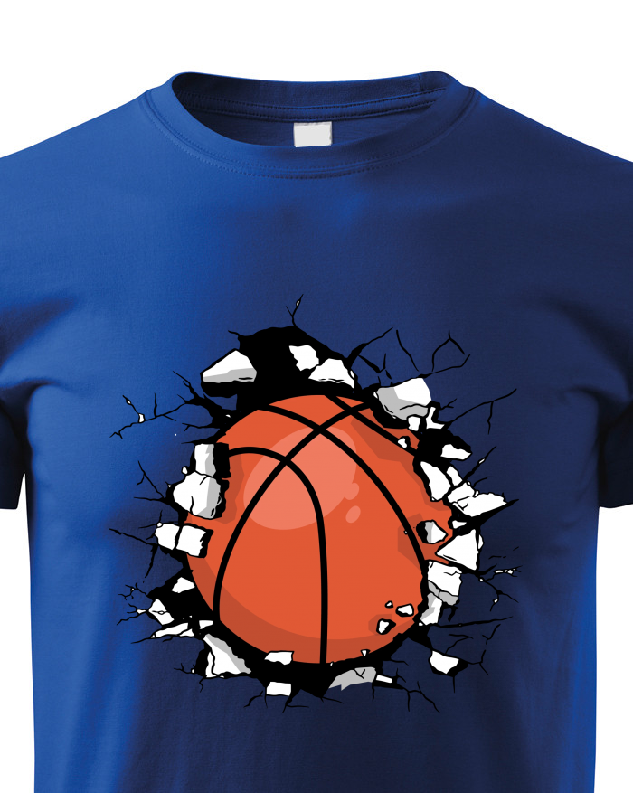 Dětské tričko s basketbalovým míčem