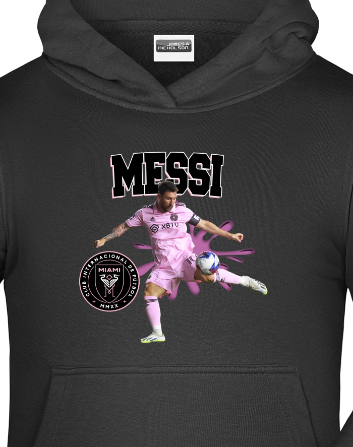 Dětská mikina s kapucí Lionel Messi Inter Miami