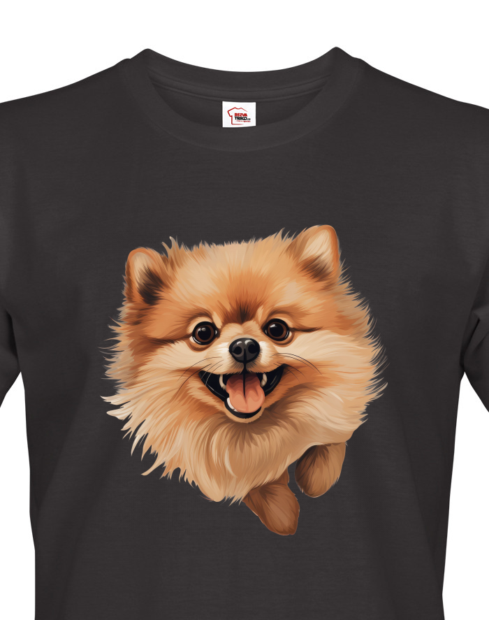 Pánské tričko Pomeranian špic