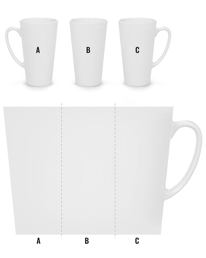Hrnek latte 500 ml - Miluji vůni kávy