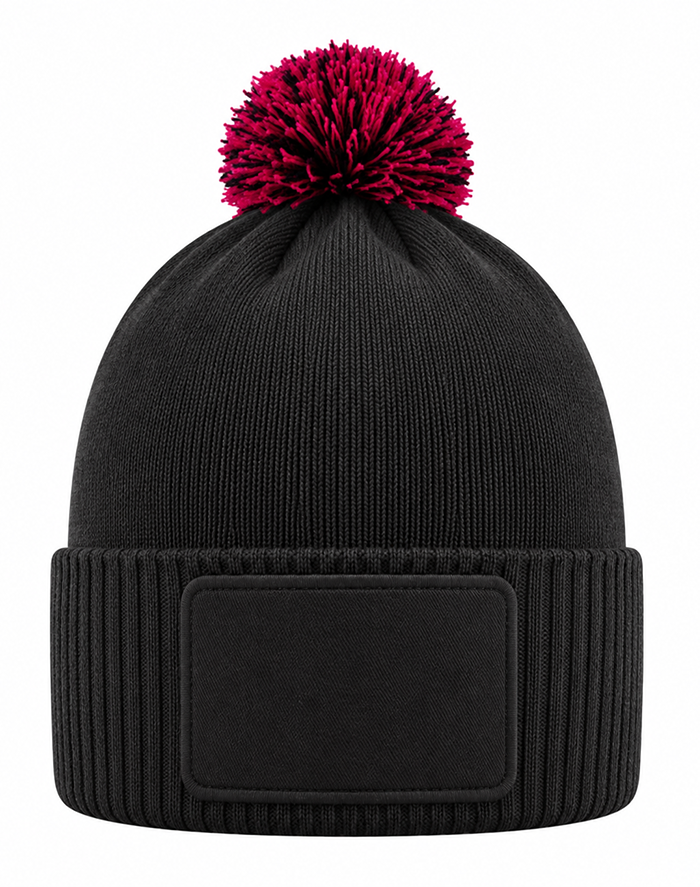 Dětská pletená čepice s bambulí Nafrněná