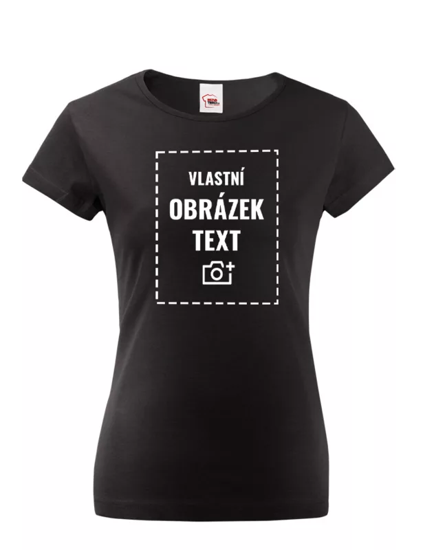 Dámské tričko s vlastním potiskem