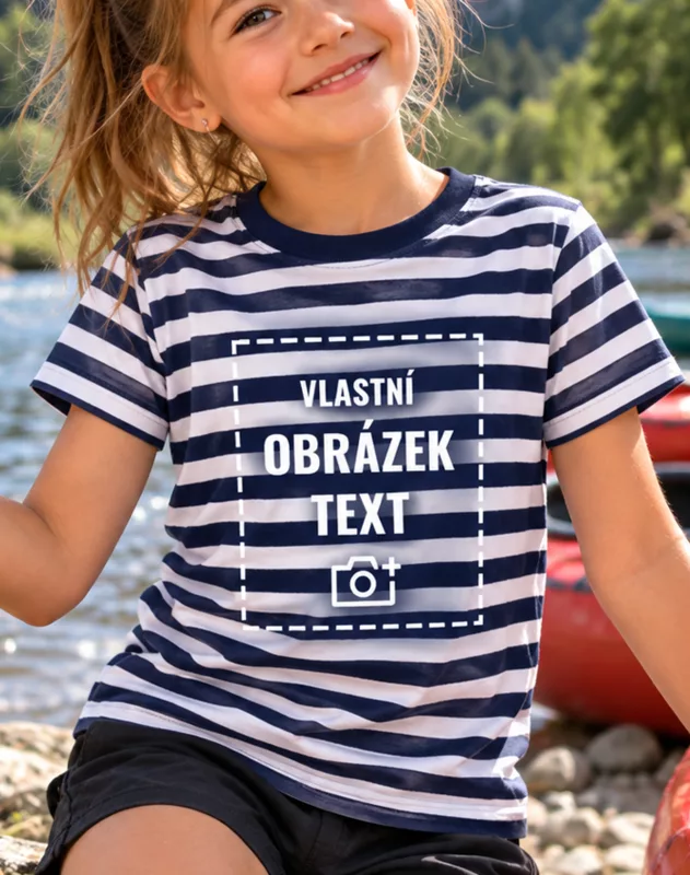 Dětské vodácké tričko s vlastním potiskem