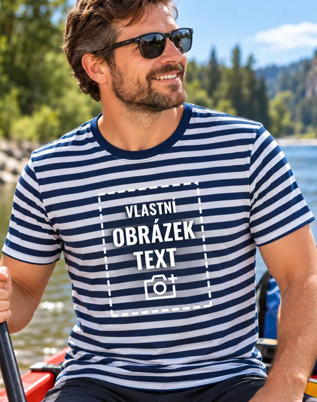 Pánské vodácké tričko s vlastním potiskem
