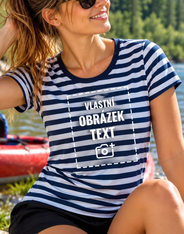 Dámské vodácké tričko s vlastním potiskem