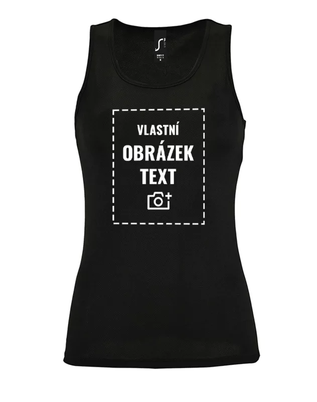 Dámské funkční tílko s vlastním potiskem