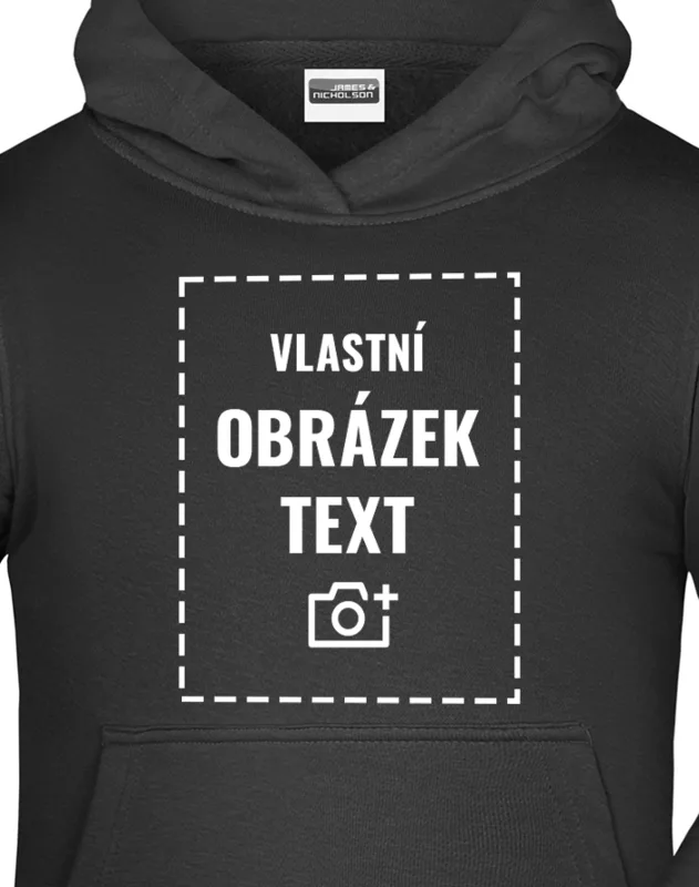 Dětská mikina s vlastním potiskem