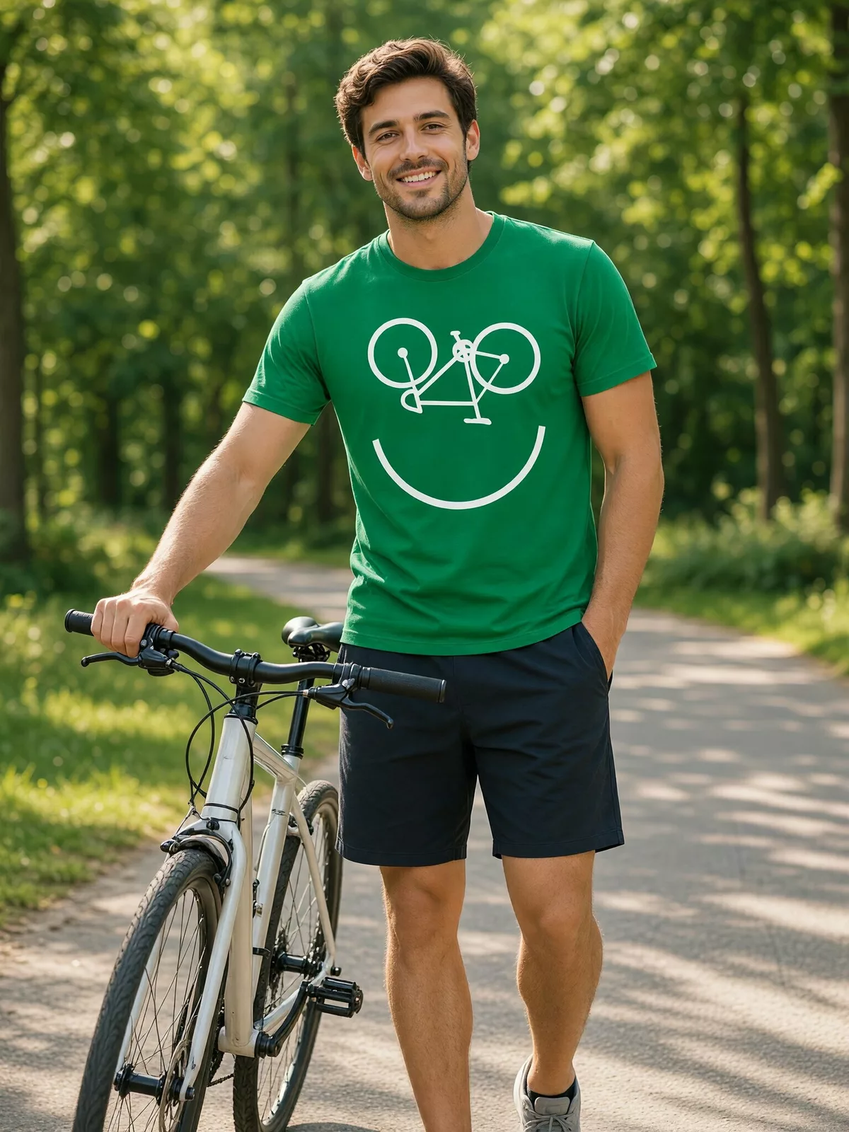 Pánské tričko Cyklo úsměv