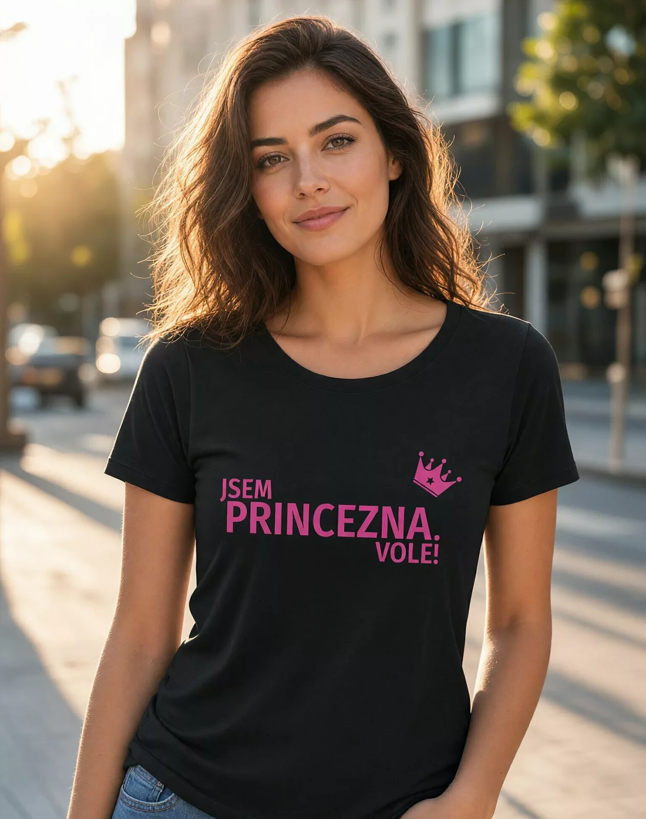 Dámské tričko Jsem princezna vole