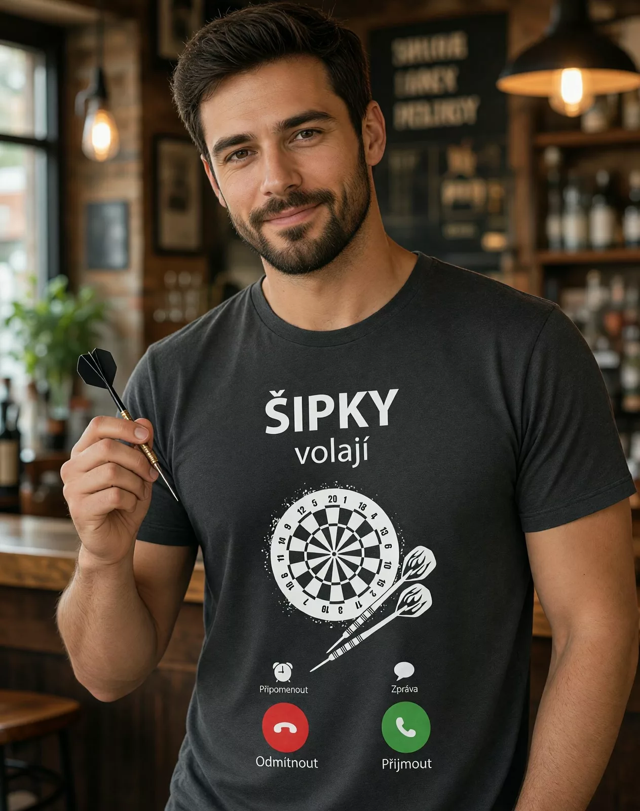 Pánské tričko Šipky volají