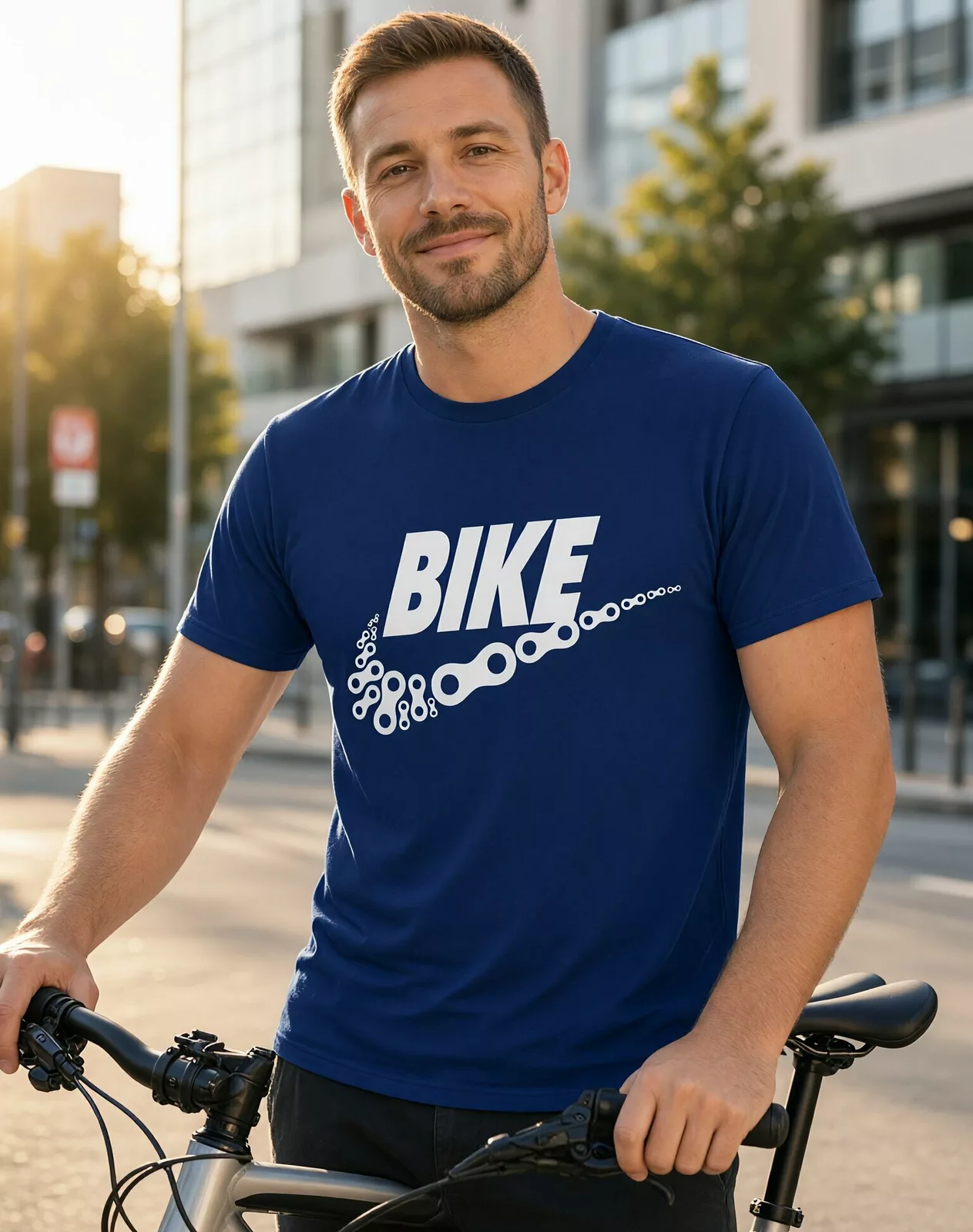 Pánské tričko s krátkým rukávem BIKE