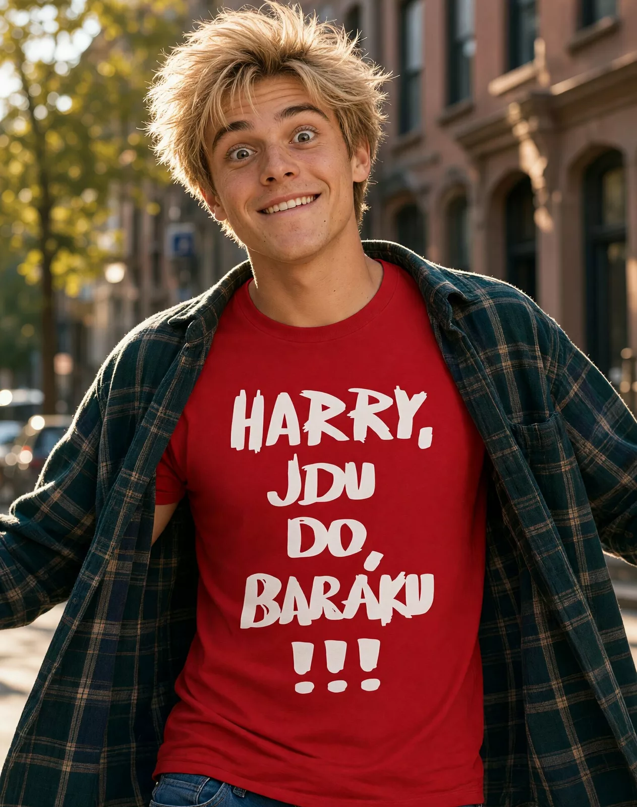 Pánské tričko Harry, jdu do baráku!!!