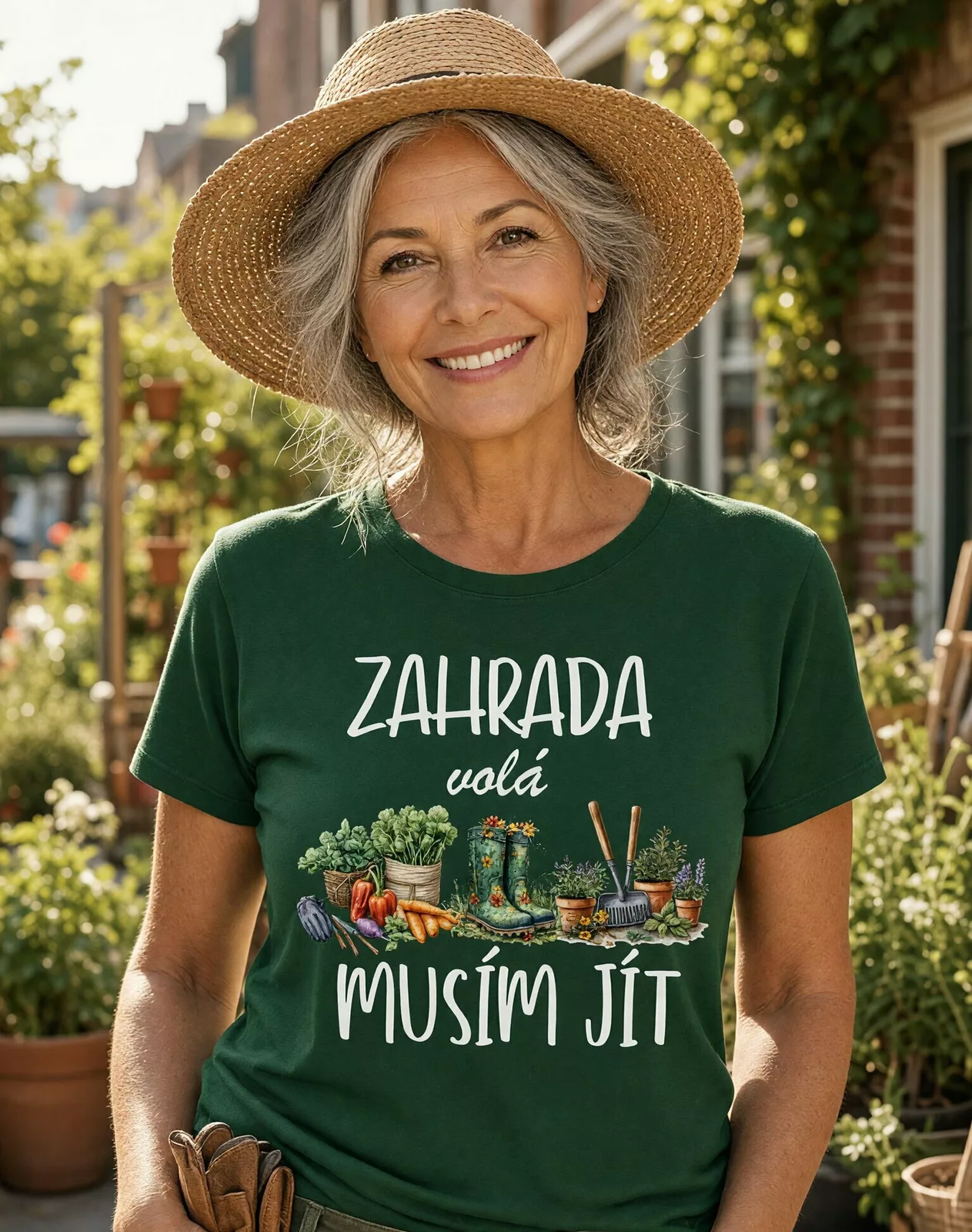 Dámské tričko Zahrada volá