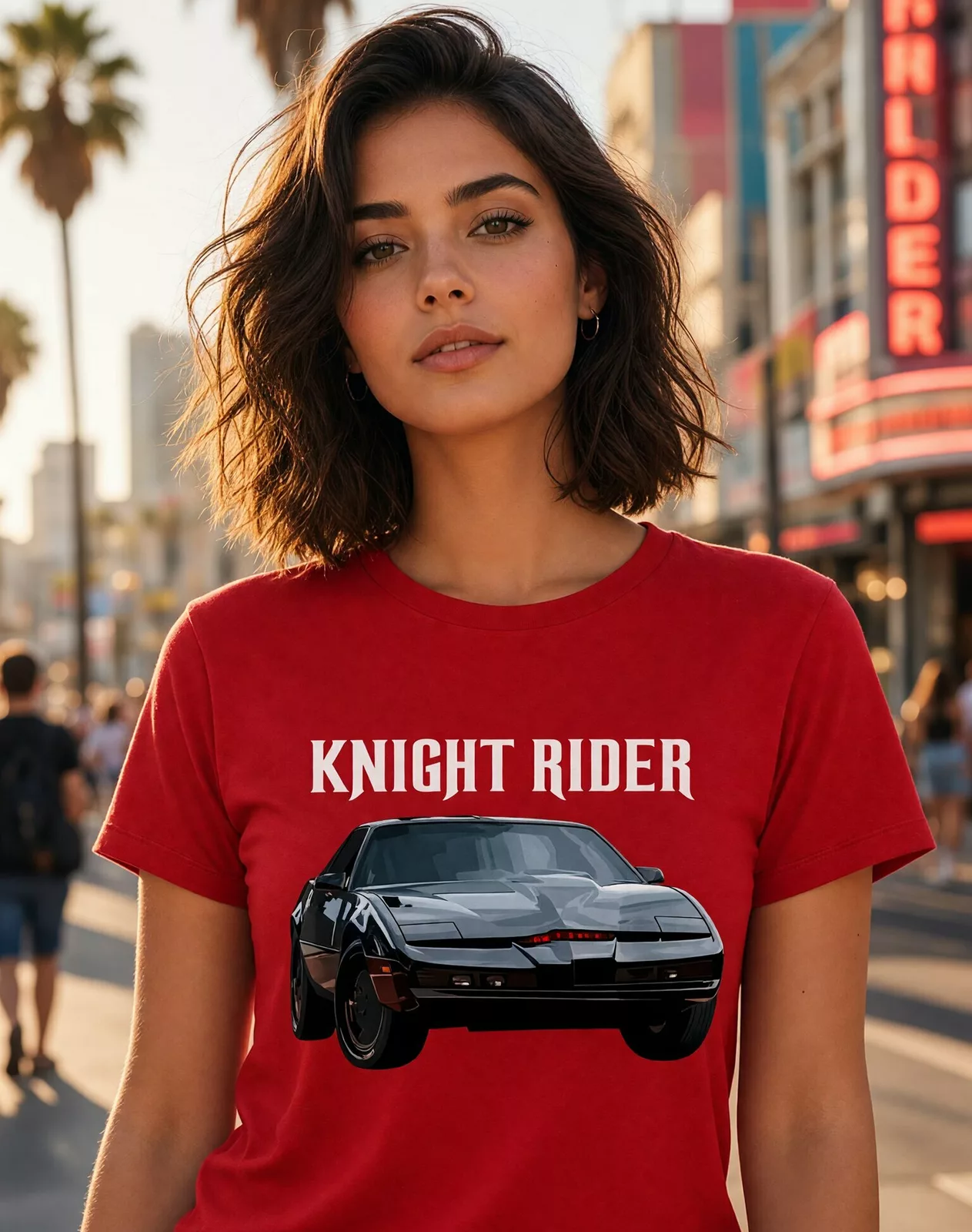 Dámské tričko Knight Rider