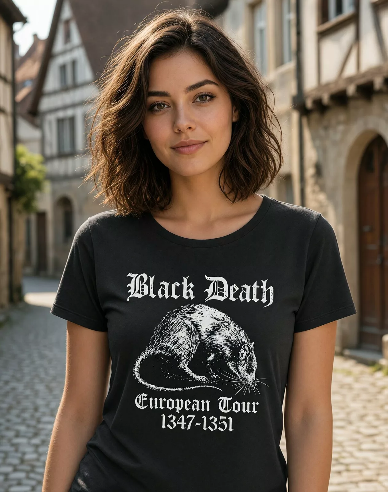 Dámské tričko Black Death