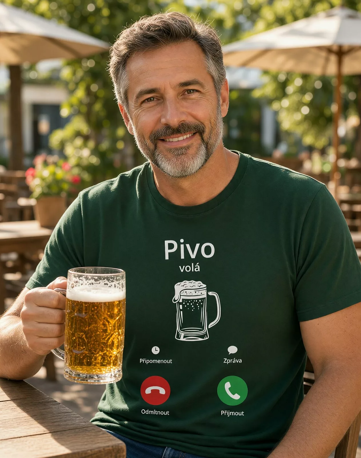 Pánské tričko Pivo volá