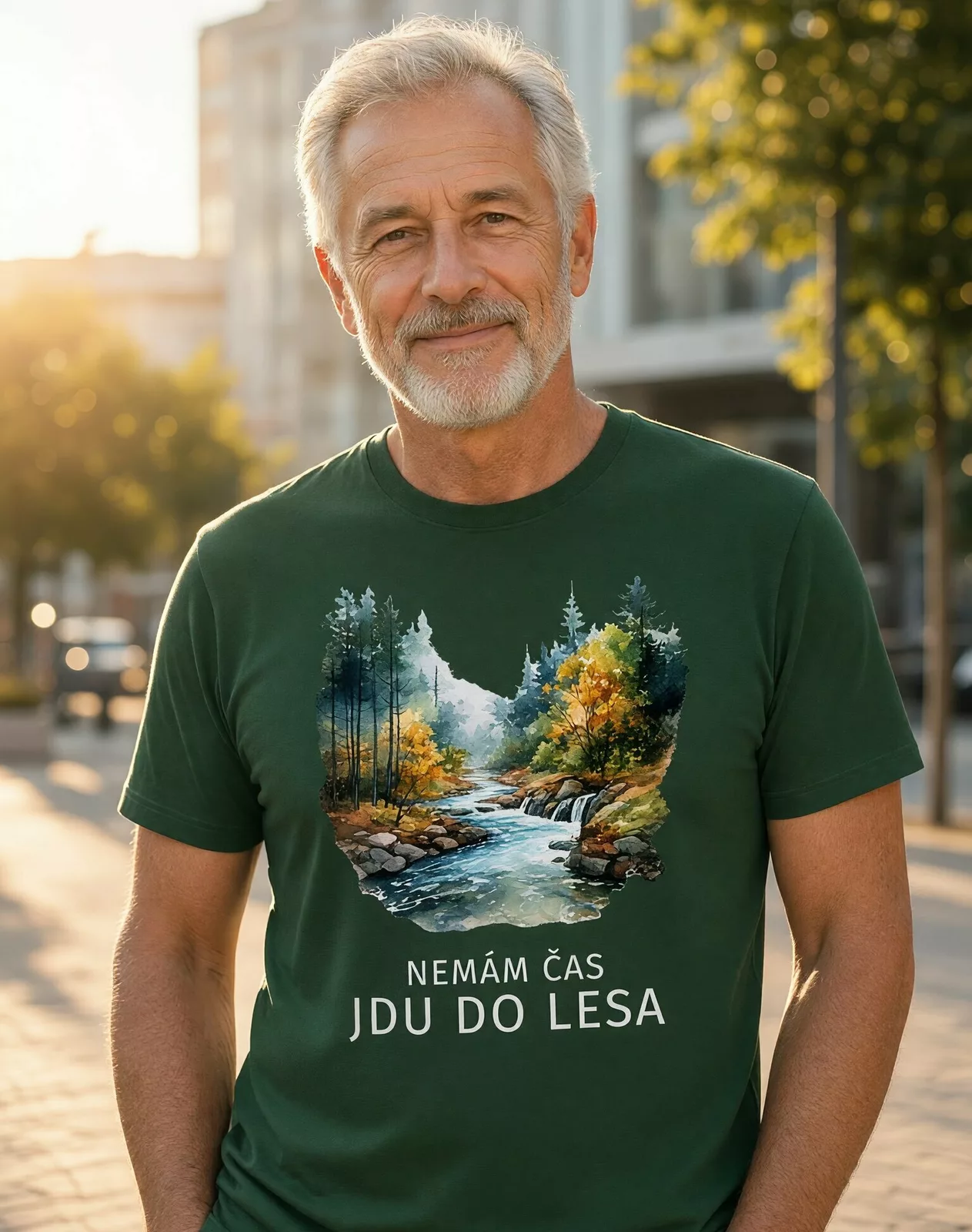 Tričko Nemám čas jdu do lesa