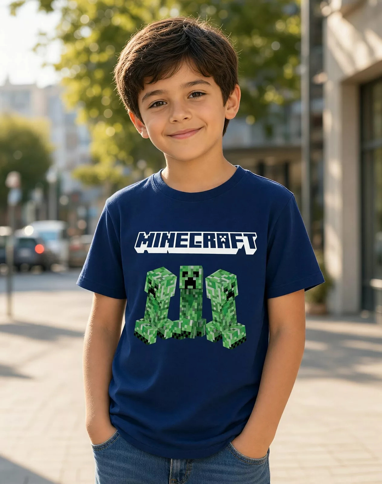 Dětské tričko Minecraft Creeper