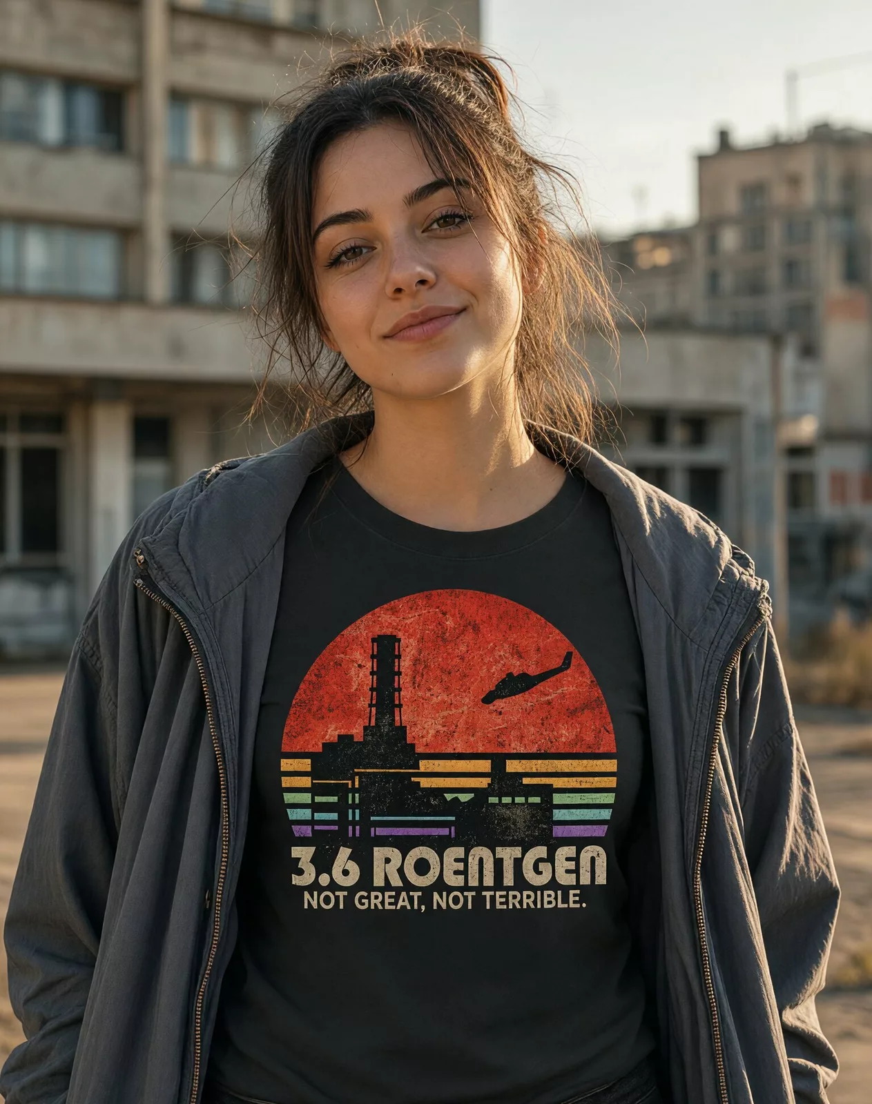 Dámské tričko Černobyl 3.6 Roentgen