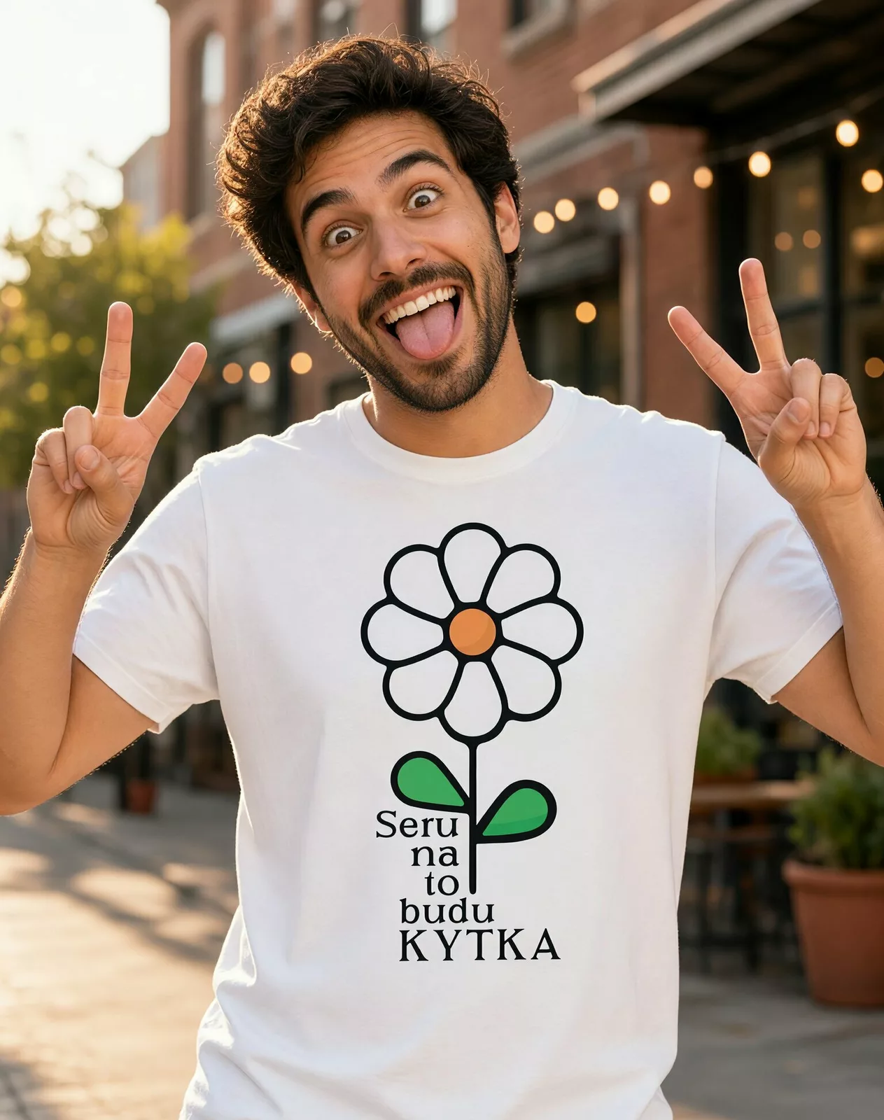 Pánské tričko Seru na to budu KYTKA